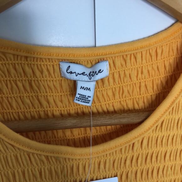 NWT Love, Fire Smocked Tank - Picture 3 of 6